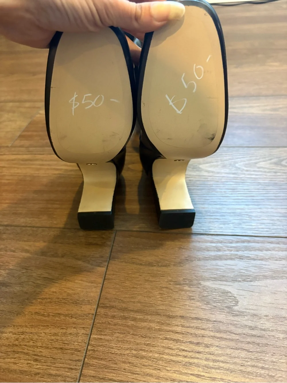 Zara Over The Knee Long Leather Boots